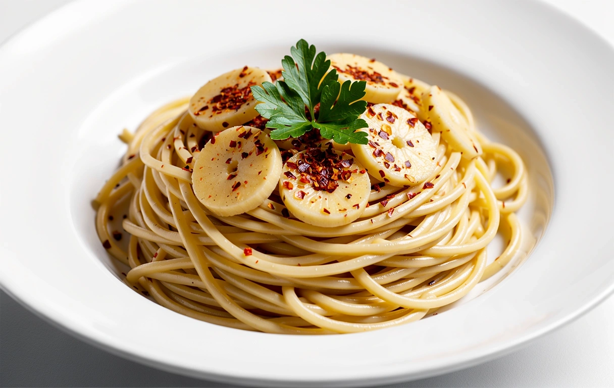 Těstoviny Aglio e Olio